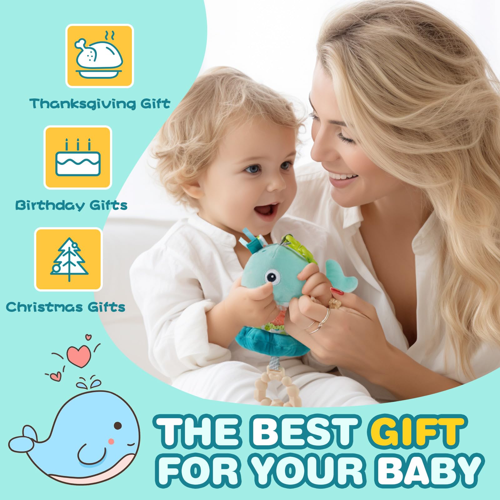 Jollybaby Musical Pull String Hanging Toy for Baby