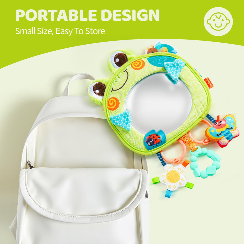 Jollybaby Car Seat Mirror Toy for Baby Rear Facing