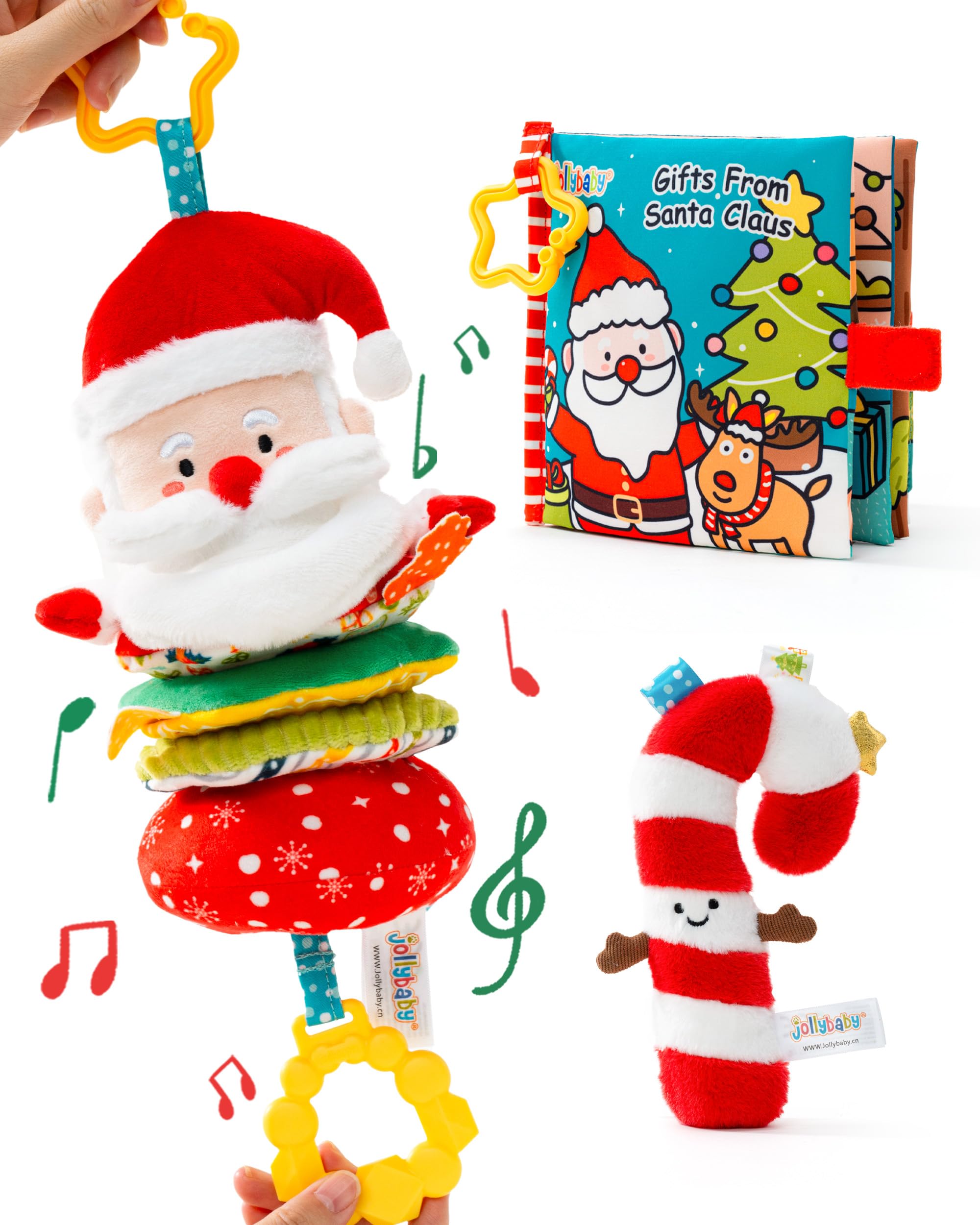 Jollybaby My Baby First Christmas Toys Set for Toddler