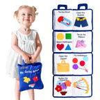 Jollybaby 10 Page Baby Soft Busy Books - My Quiet Book