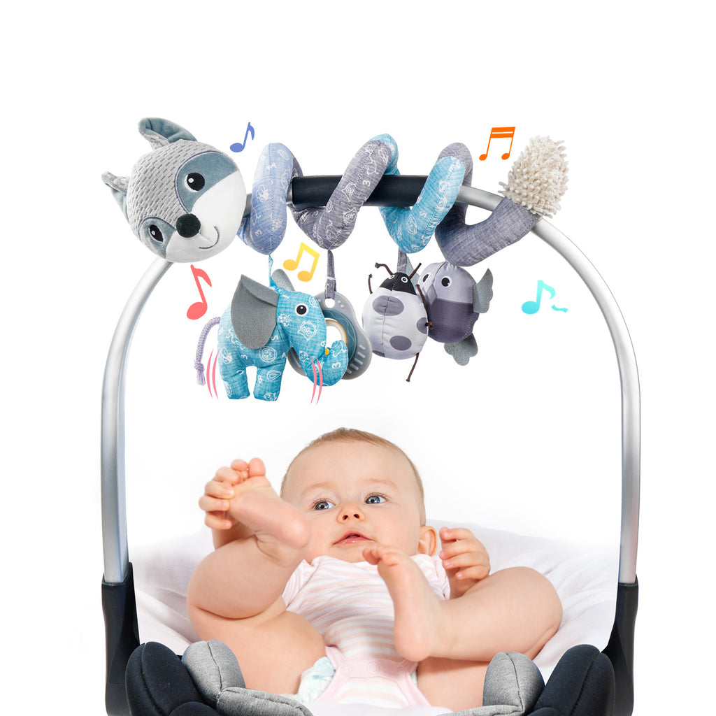Jollybaby Crib Stroller Car Seat Spiral Toys for Baby