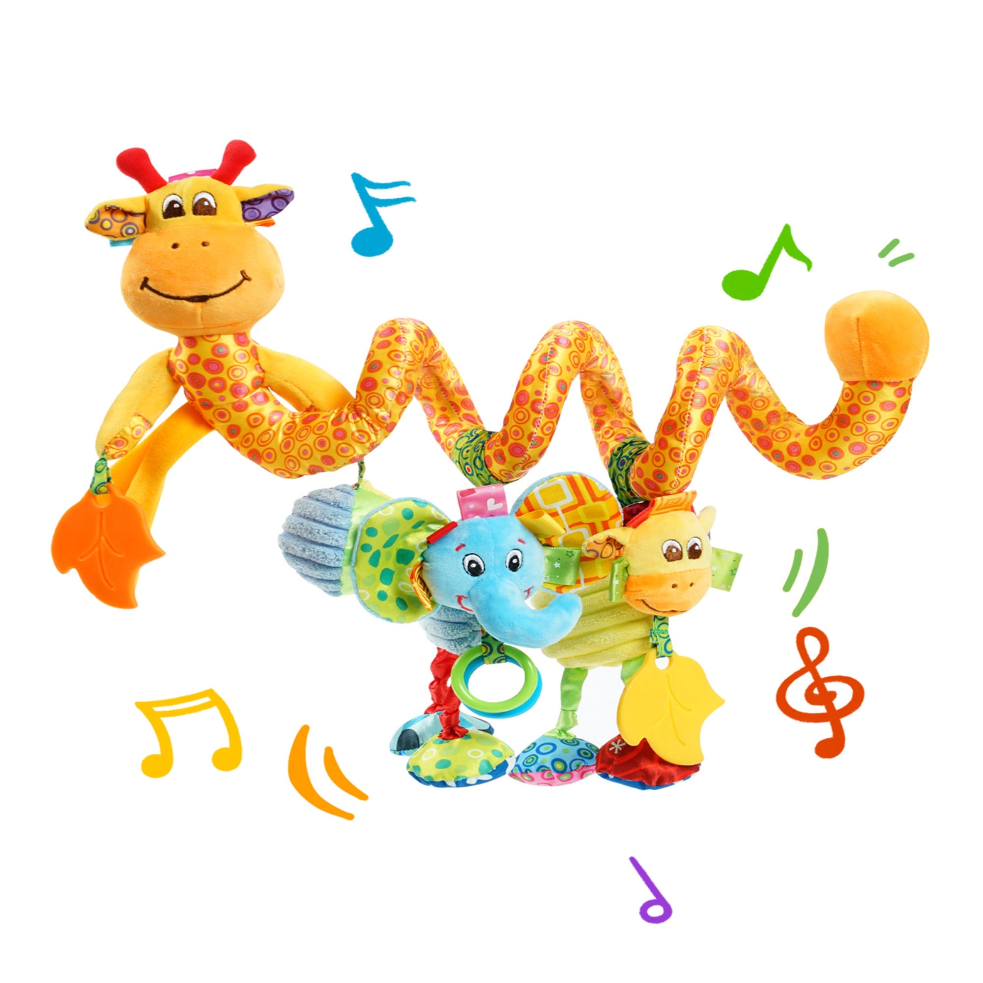 Jollybaby Crib Stroller Car Seat Spiral Toys for Baby