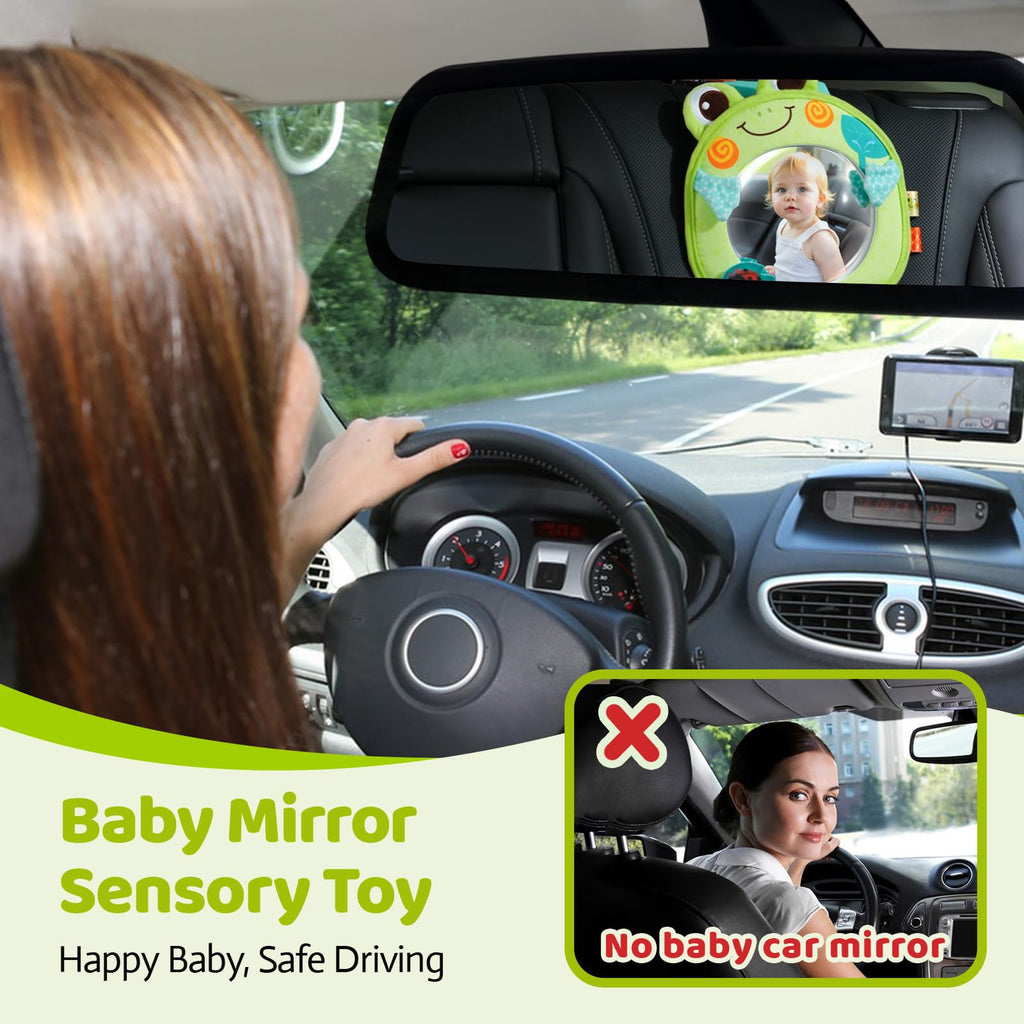 Jollybaby Car Seat Mirror Toy for Baby Rear Facing