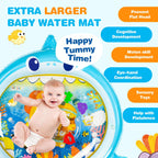 Jollybaby 41" x 41" Extra Large Water Mat for Baby