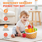 Jollybaby Soft Plush Stuffed Burger Pretend Play Food Toy