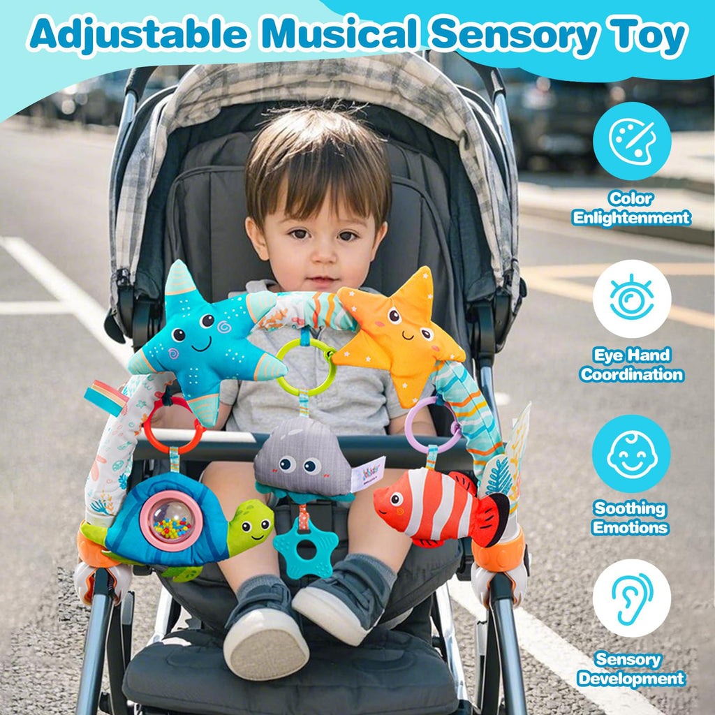 Jollybaby Bassinet Stroller Crib Mobile Toy for Baby
