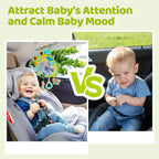 Jollybaby Car Seat Mirror Toy for Baby Rear Facing