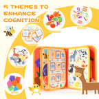 Jollybaby Montessori Activity Busy Book for Toddlers
