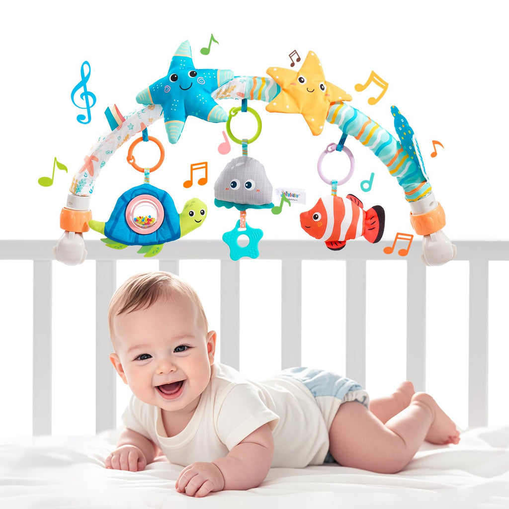 Jollybaby Bassinet Stroller Crib Mobile Toy for Baby