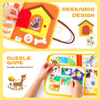 Jollybaby Montessori Activity Busy Book for Toddlers