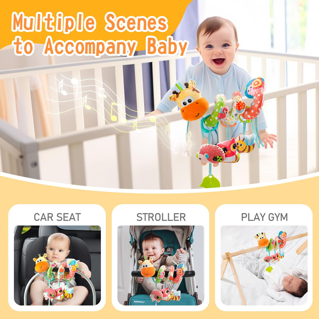 Jollybaby Spiral Hanging Toys for Baby Stroller Car Seat