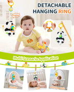 Jollybaby Baby Rattles & Soft Plush Spinner Toy