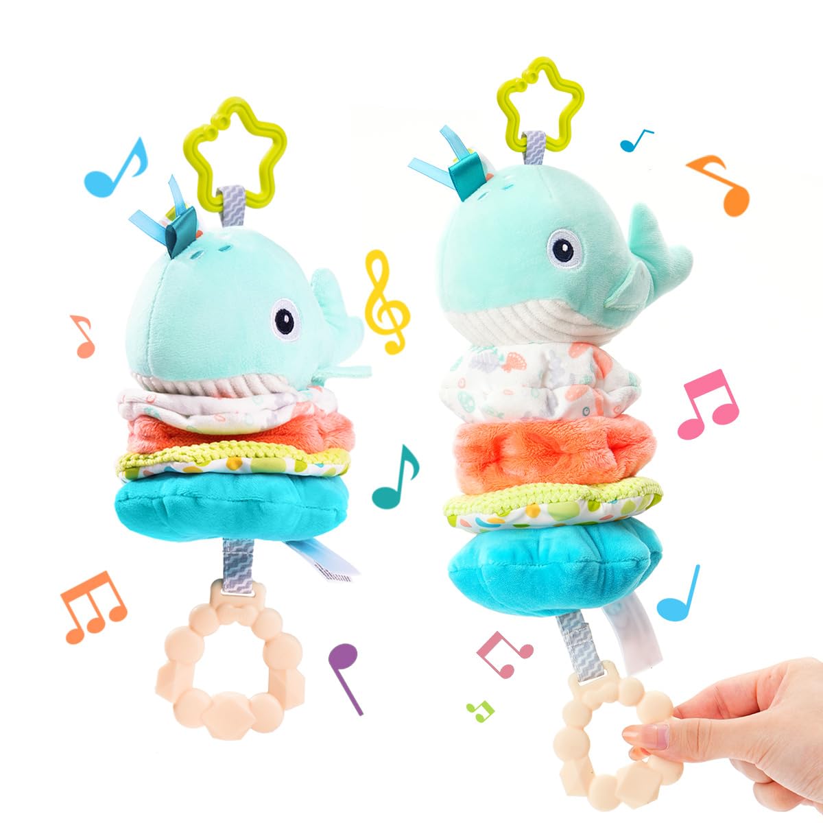 Jollybaby Musical Pull String Hanging Toy for Baby