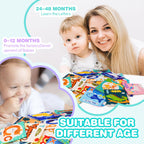 Jollybaby Reusable Soft Flash Cards for Toddler