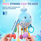 Jollybaby Musical Pull String Toy for Stroller Car Seat Crib