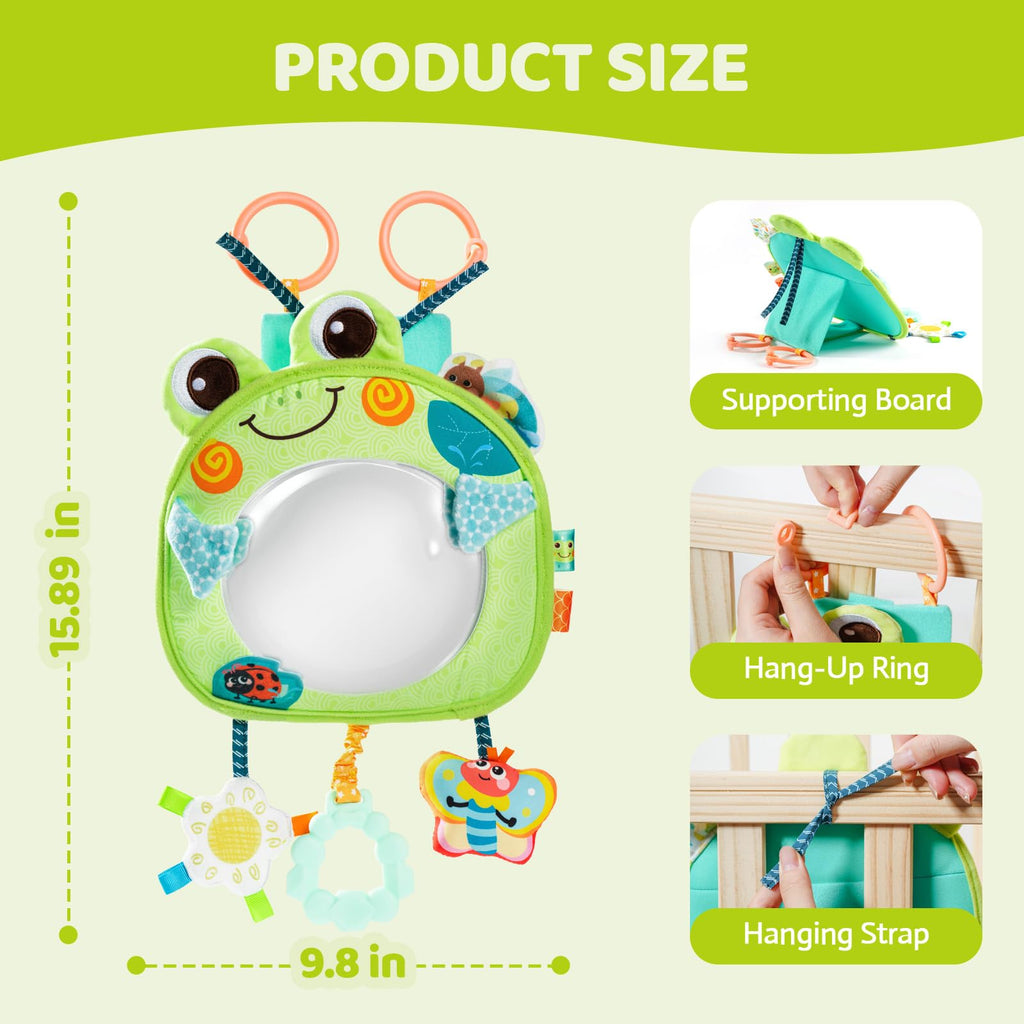 Jollybaby Car Seat Mirror Toy for Baby Rear Facing