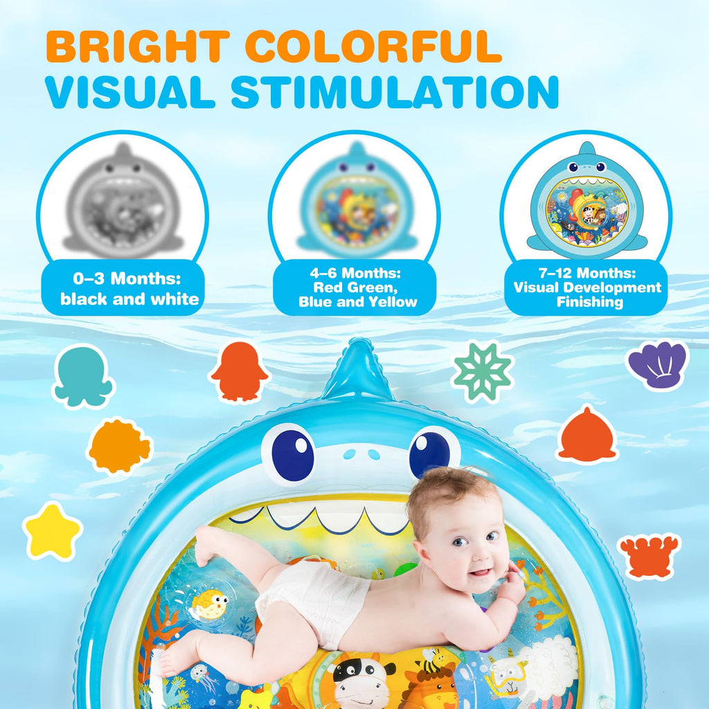 Jollybaby 41" x 41" Extra Large Water Mat for Baby