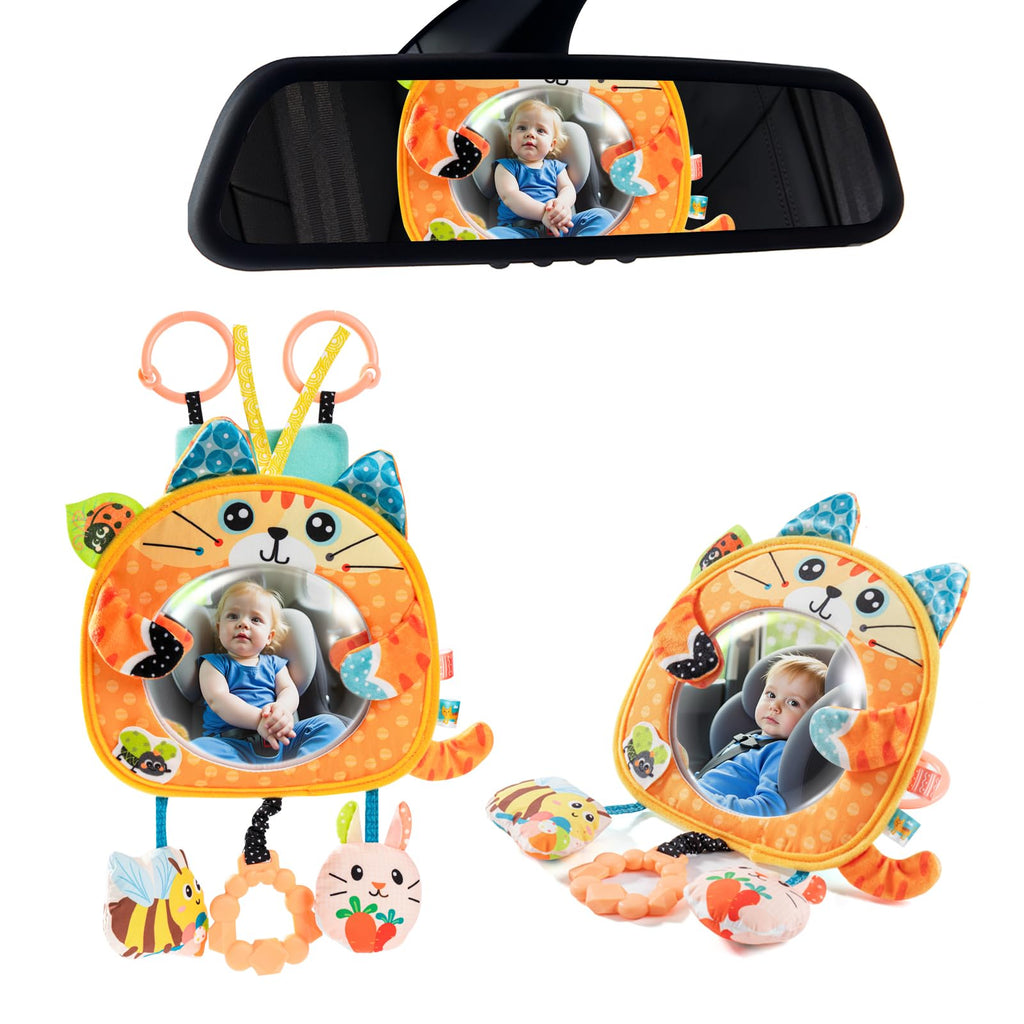 Jollybaby Car Seat Mirror Toy for Baby Rear Facing