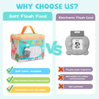 Jollybaby Reusable Soft Flash Cards for Toddler