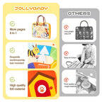 Jollybaby Montessori Activity Busy Book for Toddlers