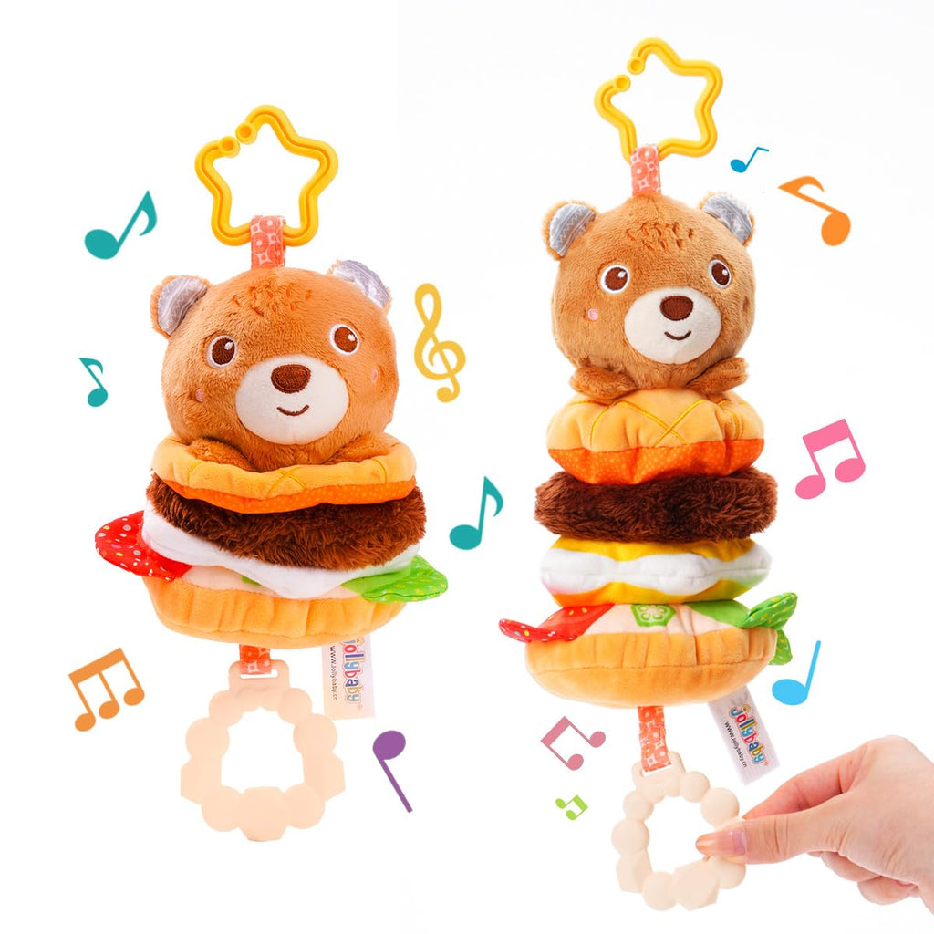 Jollybaby Musical Pull String Hanging Toy for Baby