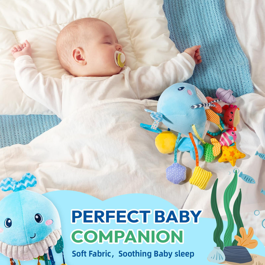 Jollybaby Musical Pull String Toy for Stroller Car Seat Crib