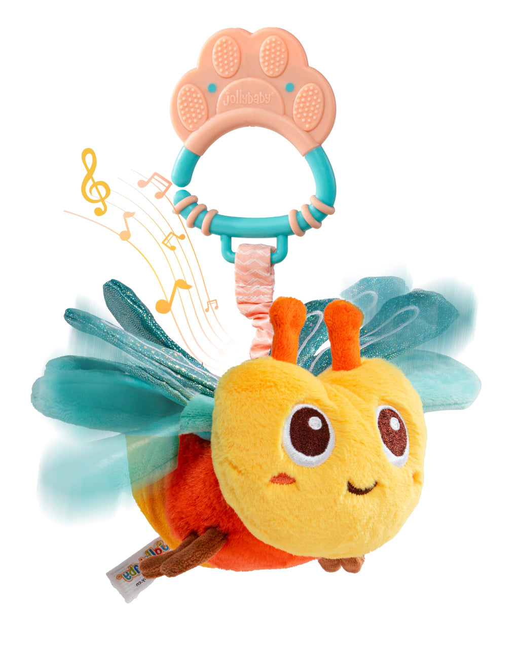 Jollybaby Music Flying Insect Tummy Time Sensory Toy
