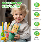 Jollybaby Soft Baby Rattle Hanging Toy for Car Seat Stroller