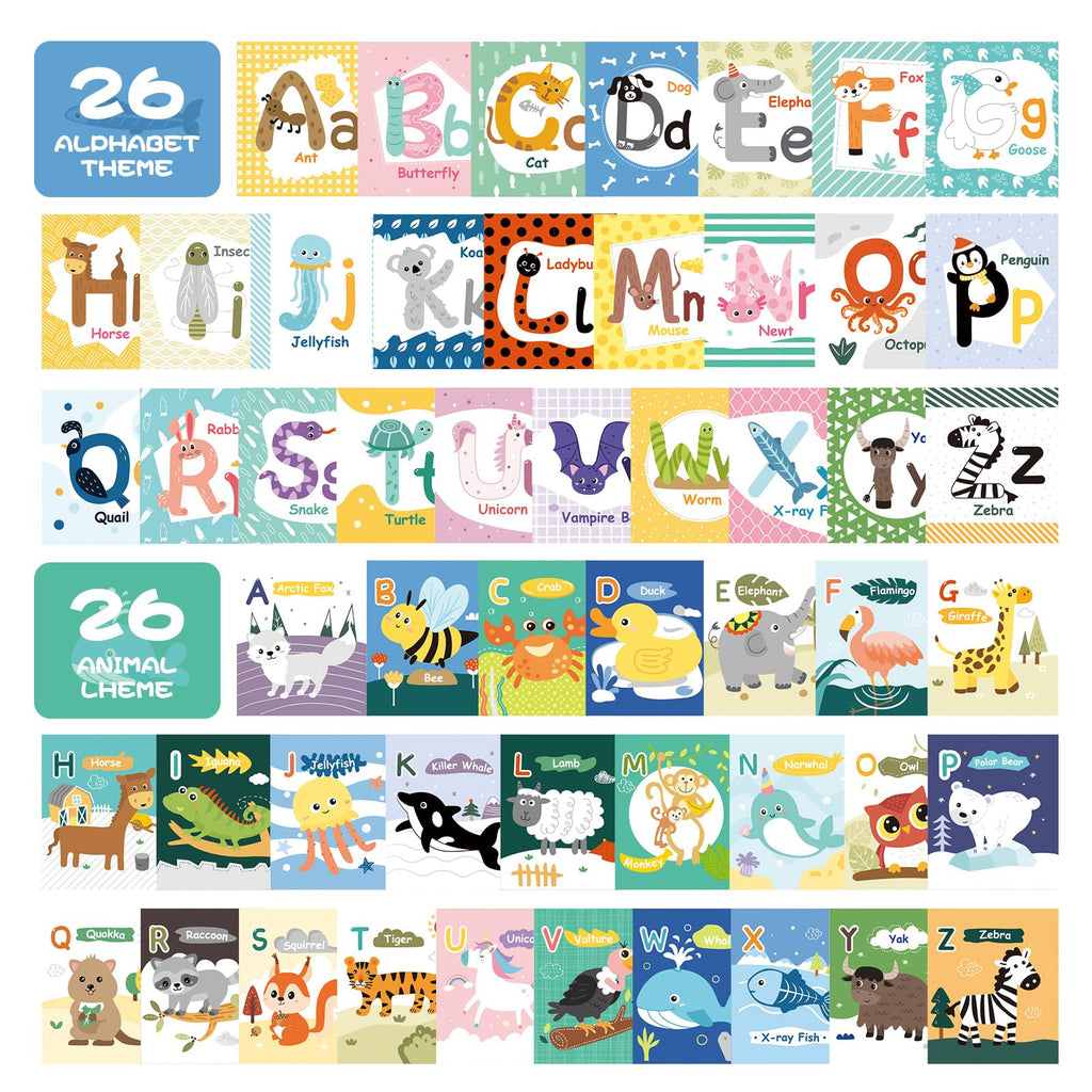 Jollybaby Reusable Soft Flash Cards for Toddler