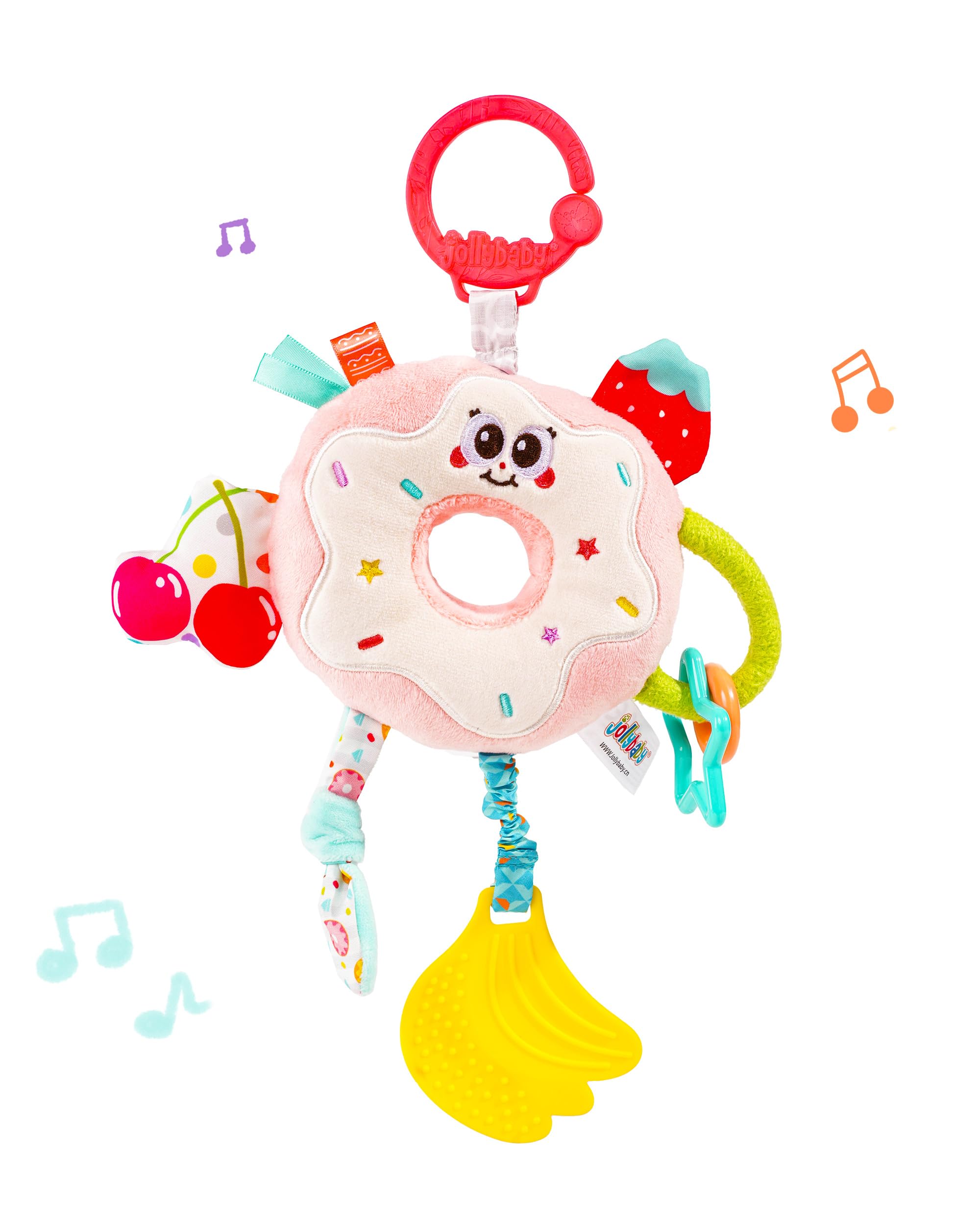 Jollybaby Pull Vibration Hanging Toy for Car Seat Stroller