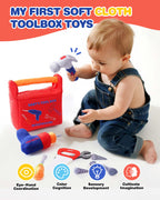 Jollybaby Soft Montessori Tool Box Set Toy for Boy