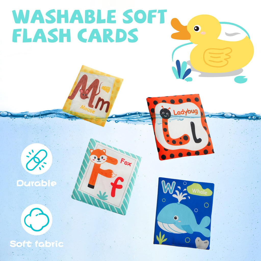 Jollybaby Reusable Soft Flash Cards for Toddler