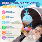 Jollybaby Musical Pull String Toy for Stroller Car Seat Crib