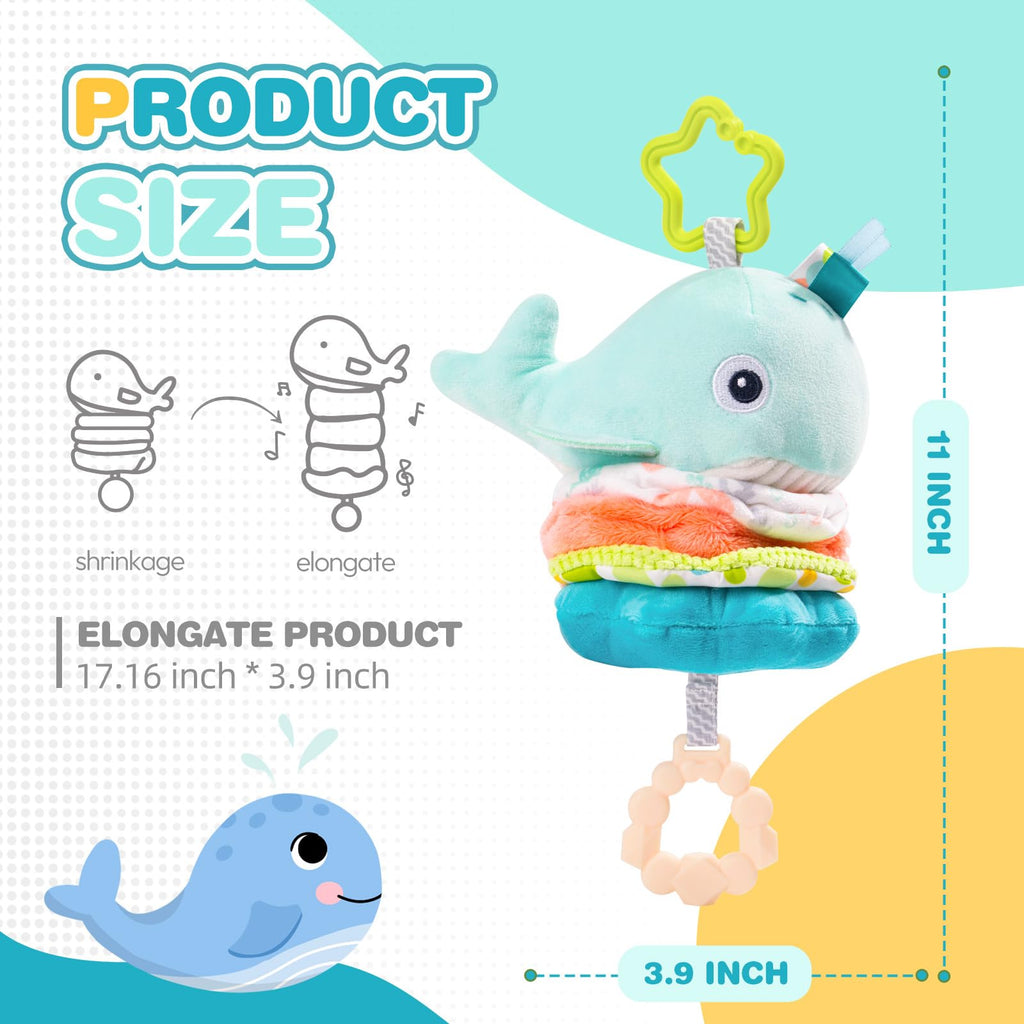 Jollybaby Musical Pull String Hanging Toy for Baby