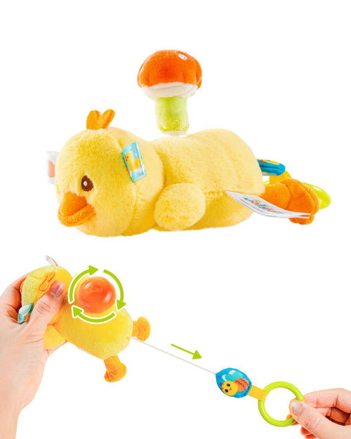 Jollybaby Baby Rattles & Soft Plush Spinner Toy