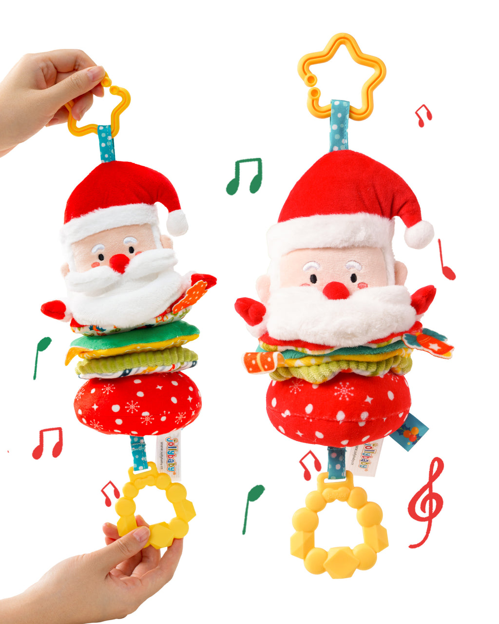 Jollybaby My Baby First Christmas Toys Set for Toddler