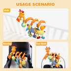 Jollybaby Crib Stroller Car Seat Spiral Toys for Baby